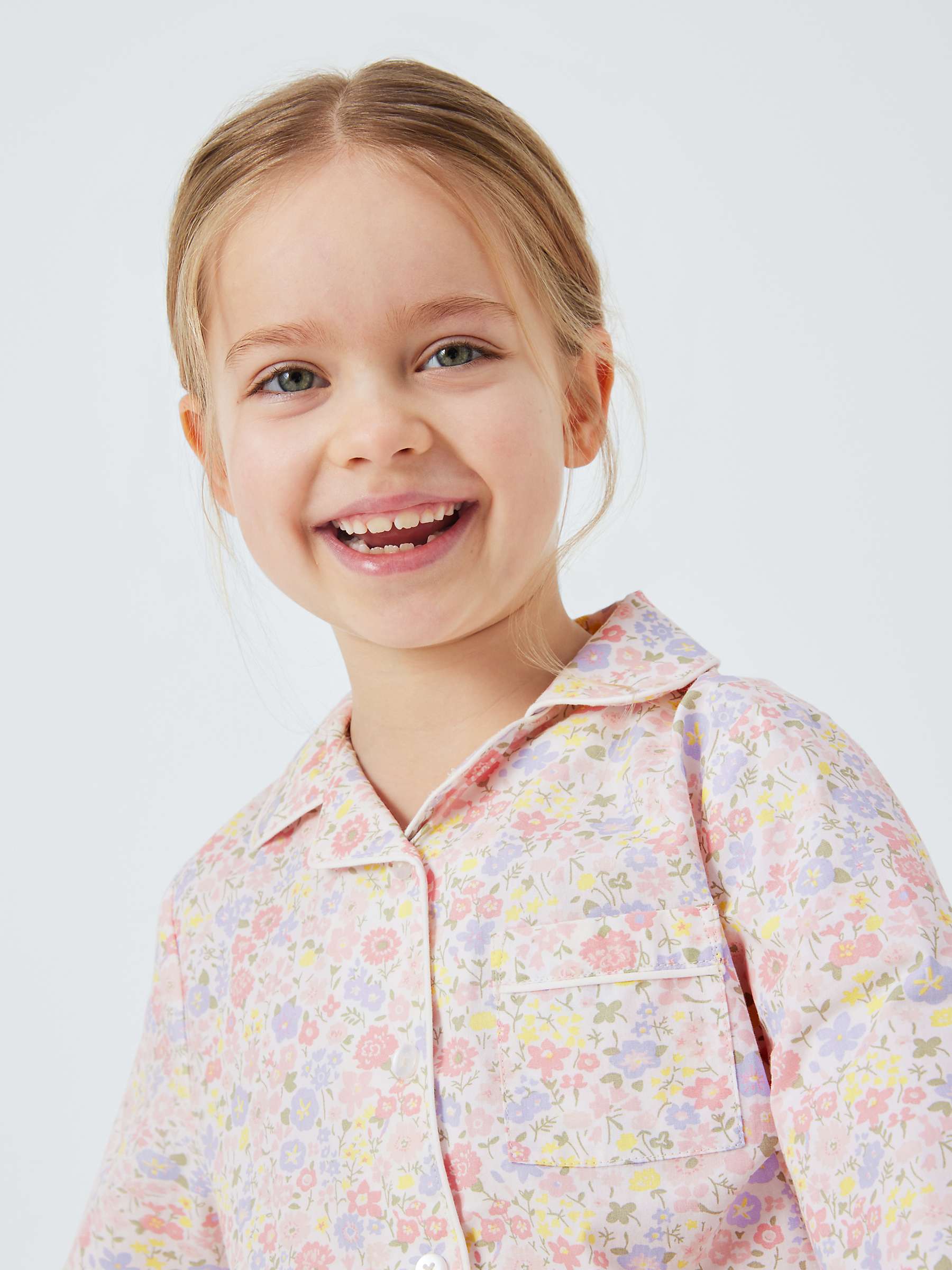 Buy John Lewis Kids' Ditsy Floral Print Pyjamas, Multi Online at johnlewis.com