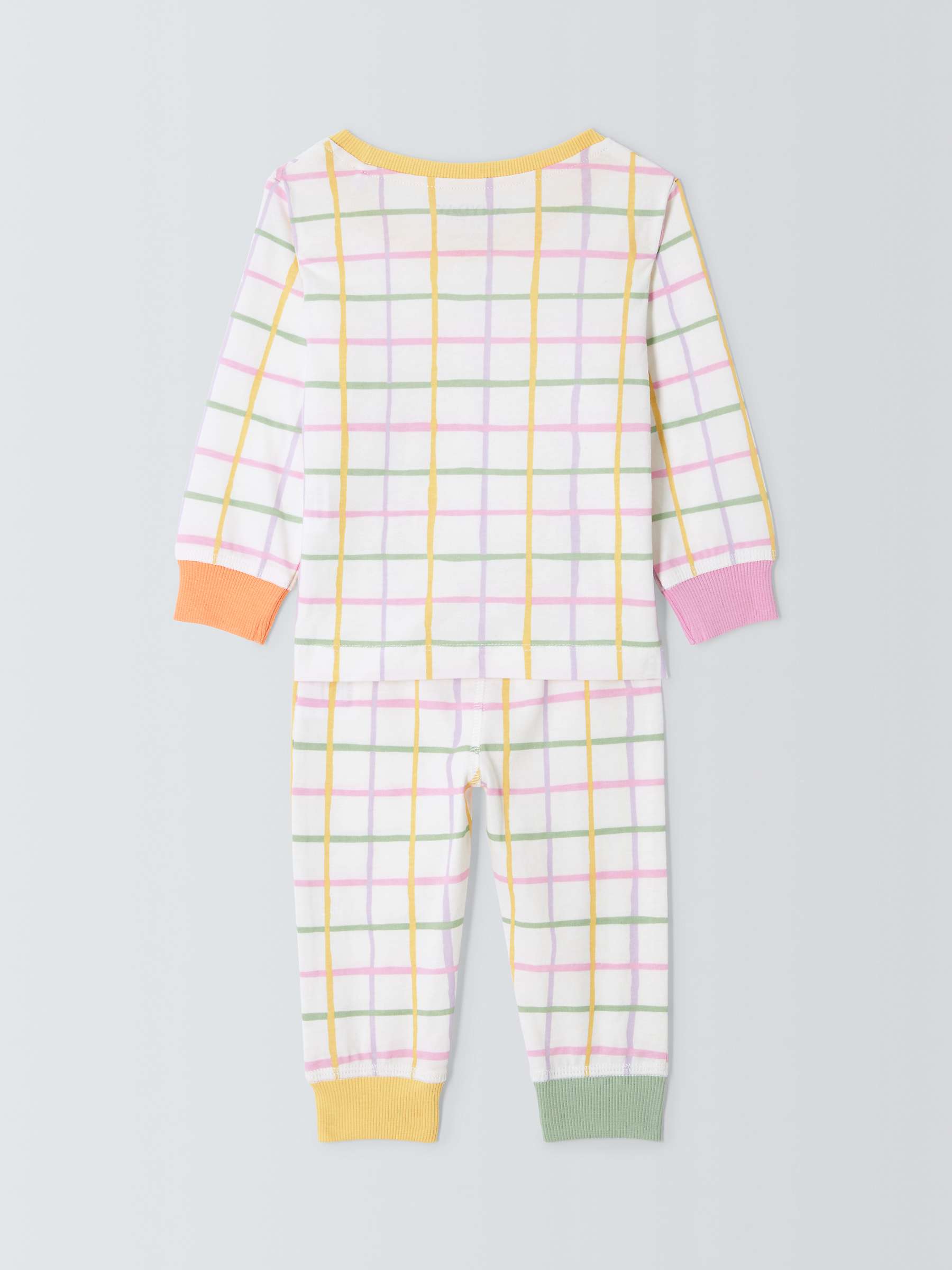 Buy John Lewis ANYDAY Baby Gardenia Check Pyjamas, Multi Online at johnlewis.com