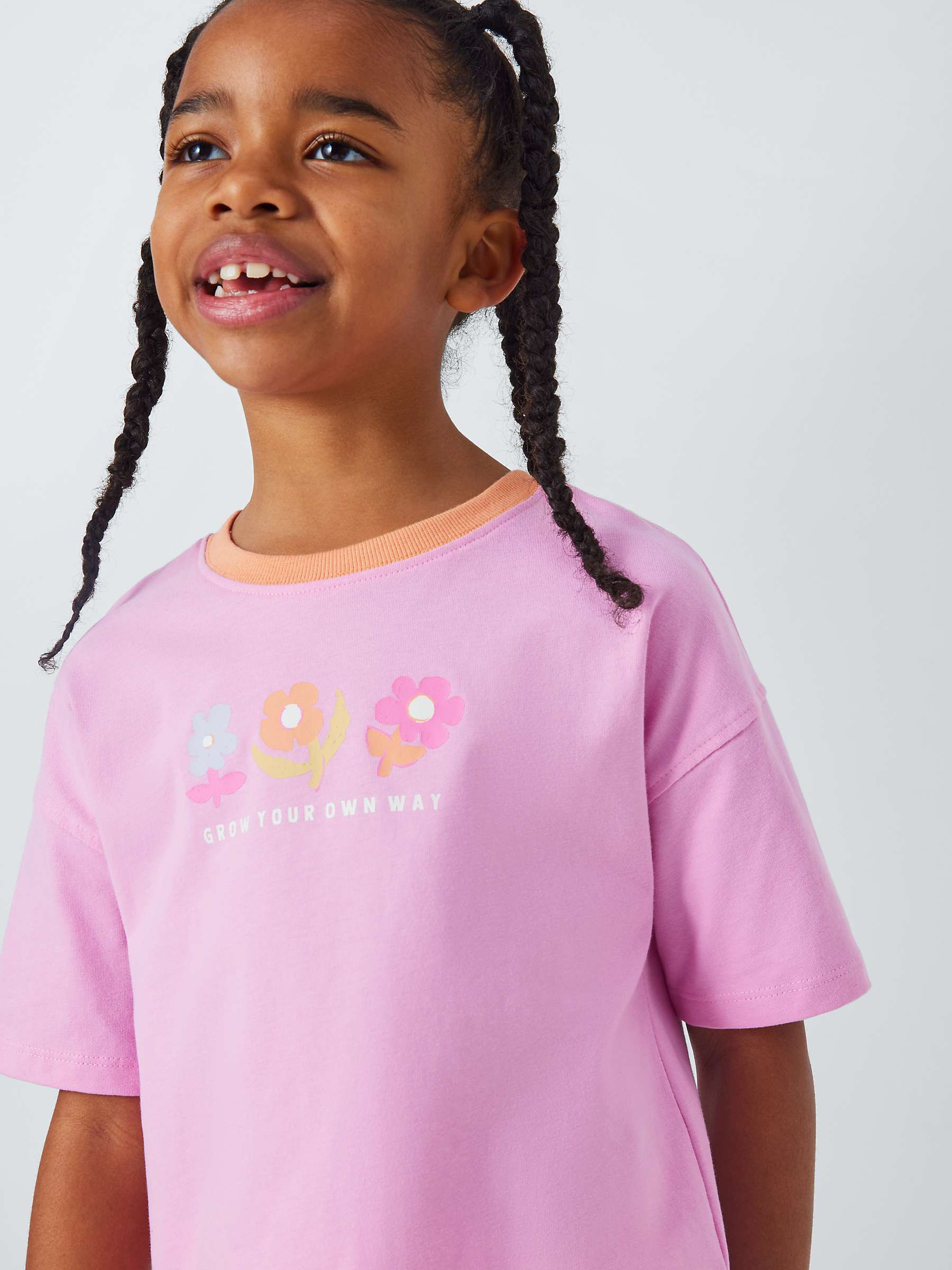 Buy John Lewis ANYDAY Kids' Flower Short Pyjamas Online at johnlewis.com