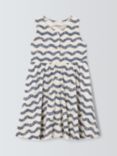John Lewis ANYDAY Kids' Cotton Wiggle Stripe Sleeveless Dress, Multi
