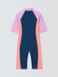 John Lewis Kids' Colour Block UPF 40+ Sunpro Swimsuit, Multi