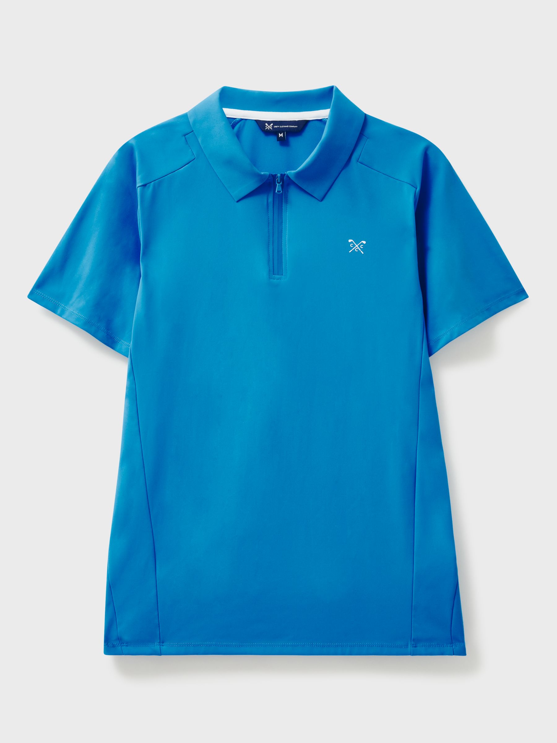 Crew Clothing Champion Golf Polo Shirt, Blue, XS