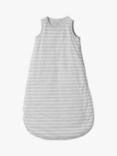 Polarn O. Pyret Baby Organic Cotton Blend Stripe Sleeping Bag, 2 Tog, Grey