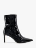 Dune Olexi Patent Ankle Boots, Black