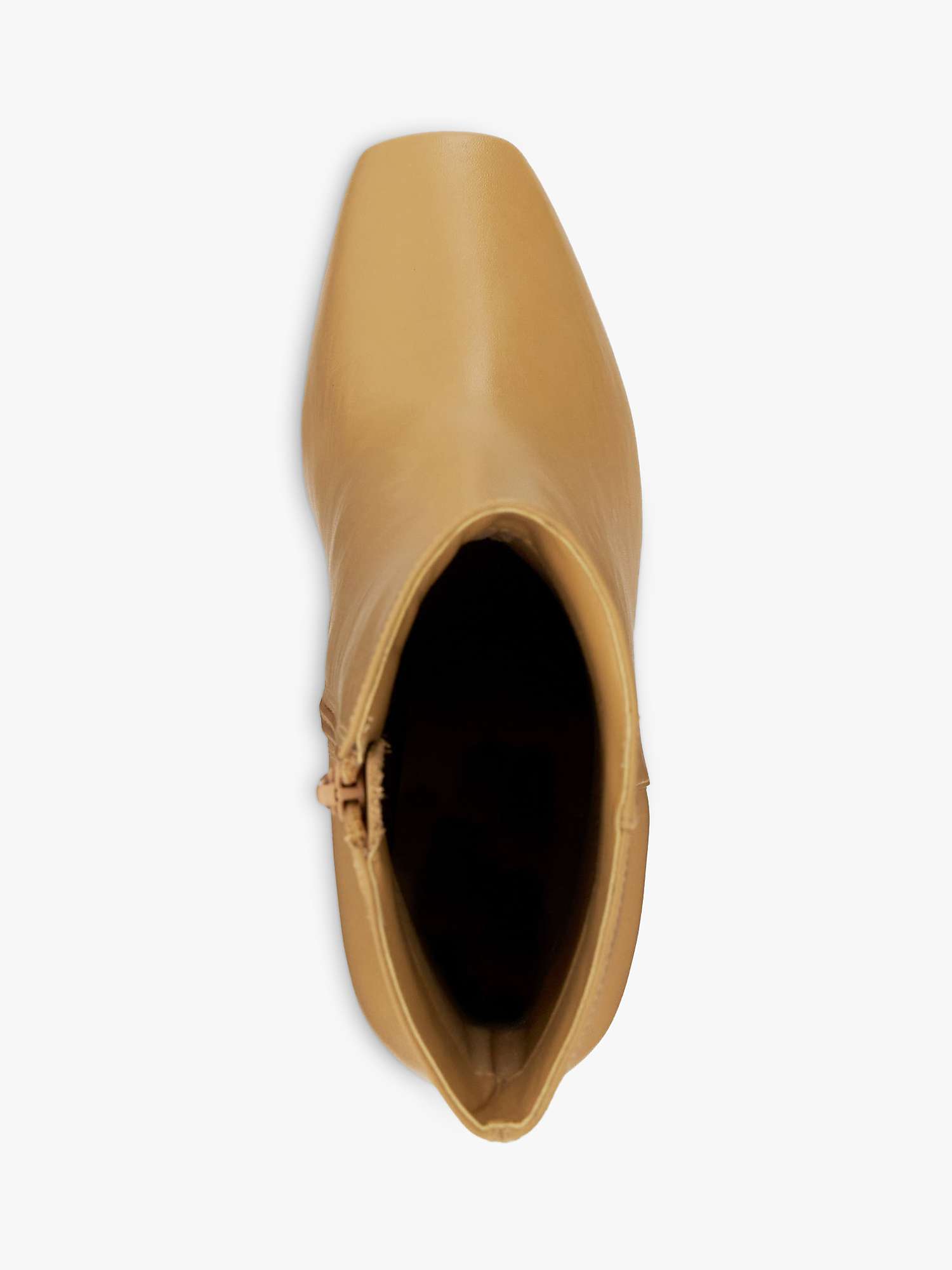 Buy Dune Oxygen Leather Ankle Boots, Camel Online at johnlewis.com