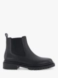 Dune Perceive Leather Chelsea Boots, Black