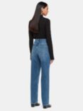 Whistles Straight Leg Jeans, Blue, Blue