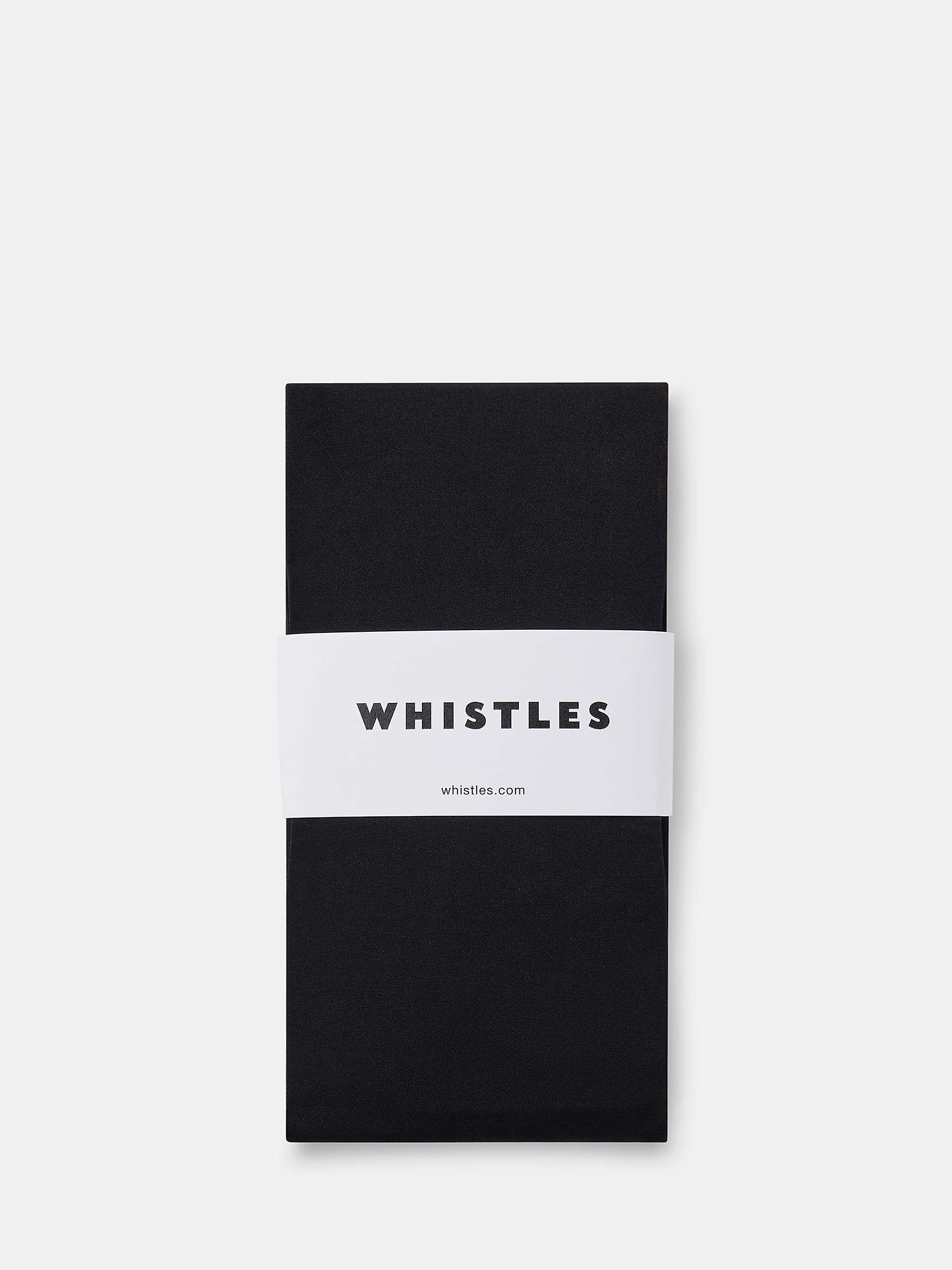 Buy Whistles 90 Denier Tights, Black Online at johnlewis.com