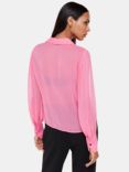 Whistles Penelope Long Sleeve Shirt, Pink, Pink