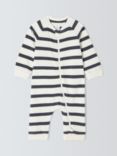 John Lewis Baby Stripe Romper, Multi