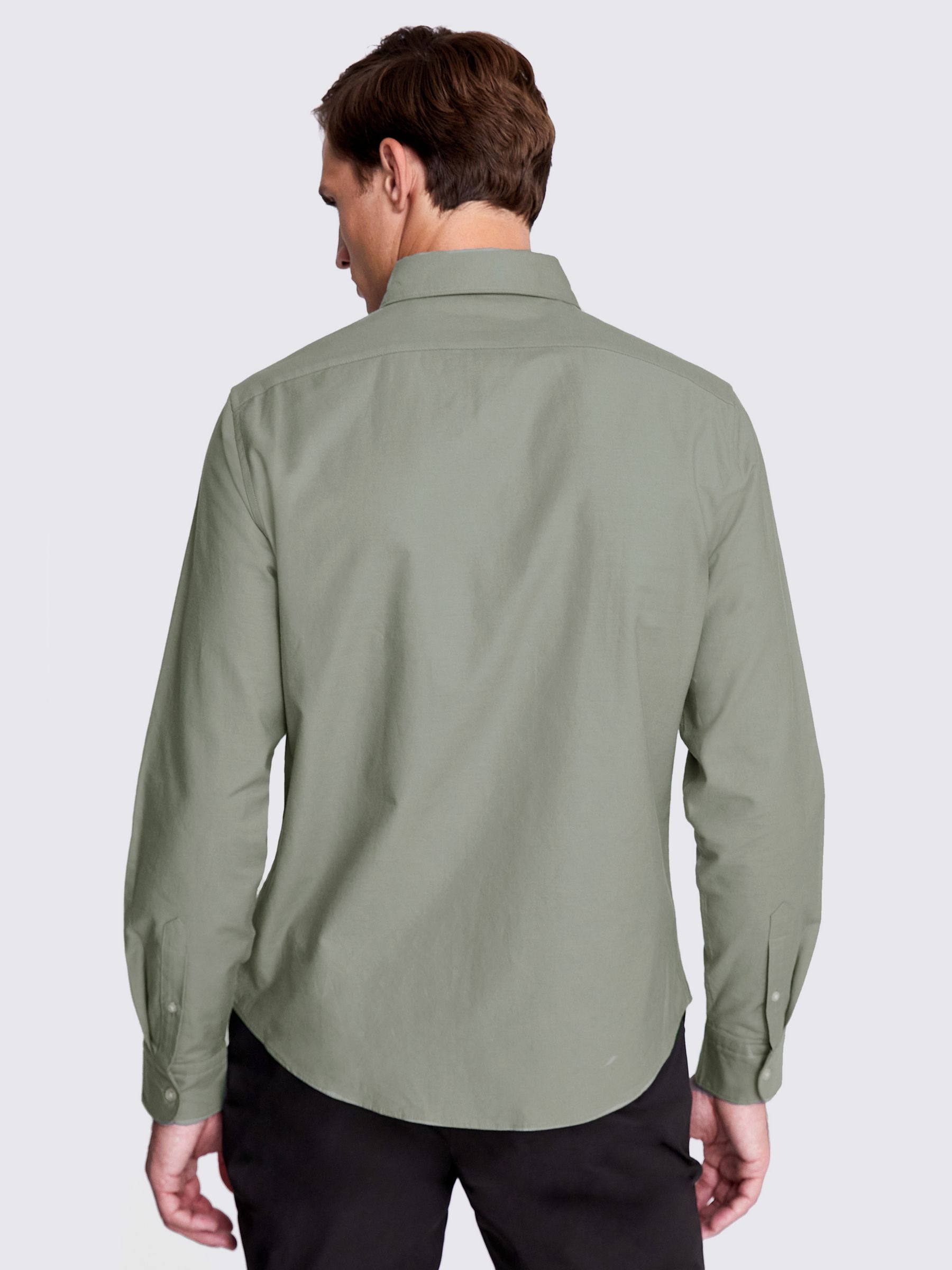 Moss Washed Oxford Shirt, Sage, S