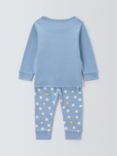 John Lewis Baby Applique Easter Pyjamas, Blue