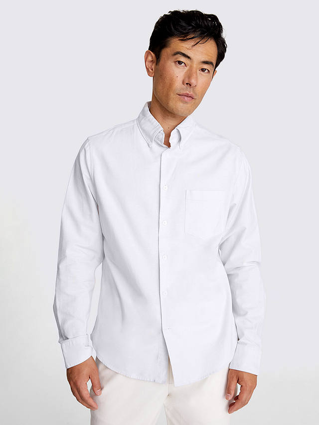 Moss Washed Oxford Shirt, White
