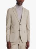 DKNY Slim Fit Wool Blend Suit Jacket, Taupe
