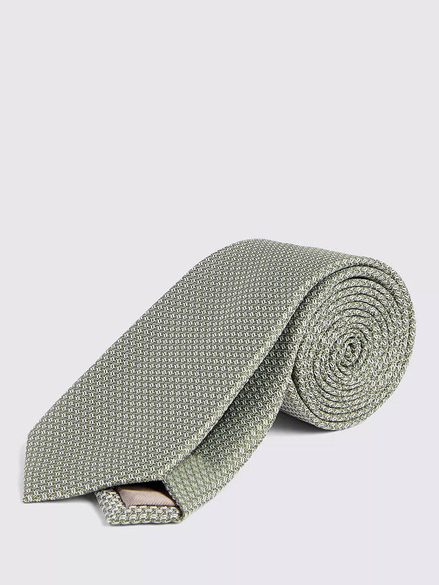 Moss Textured Tie, Green