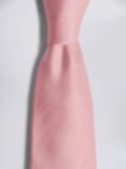 Moss Oxford Silk Tie, Pink