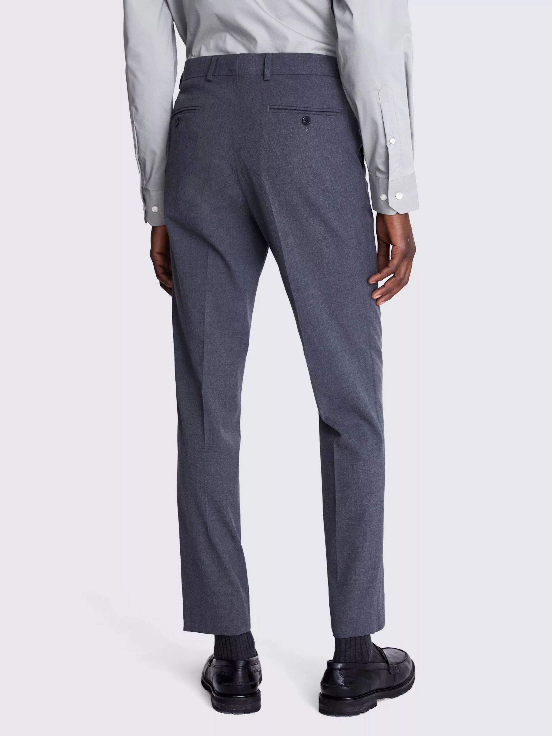Moss Tailored Fit Trousers, Grey, 28R