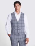 Moss Tailored Fit Check Waistcoat, Grey