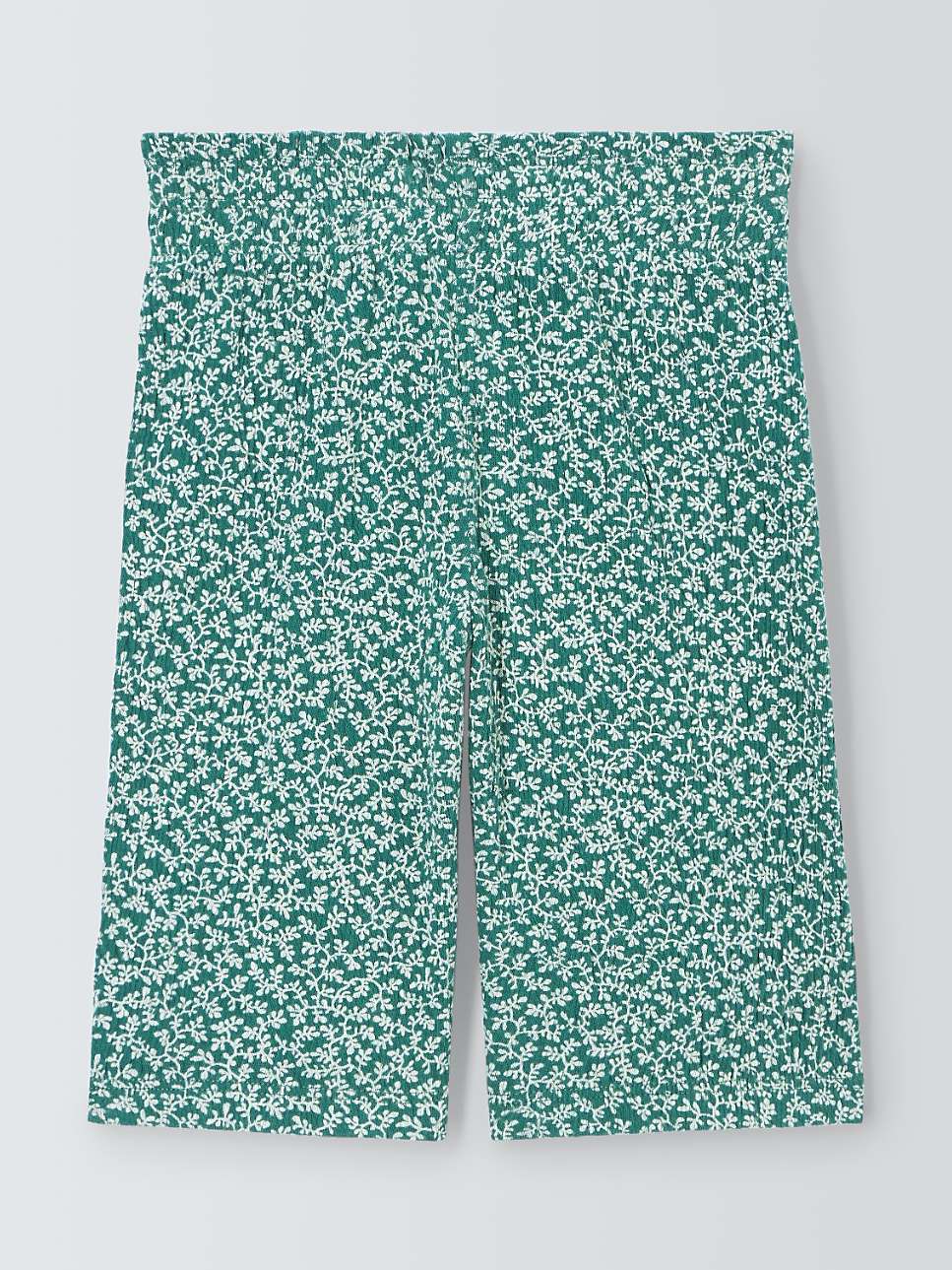 Buy John Lewis Baby Leaf Print Trousers, Green Online at johnlewis.com