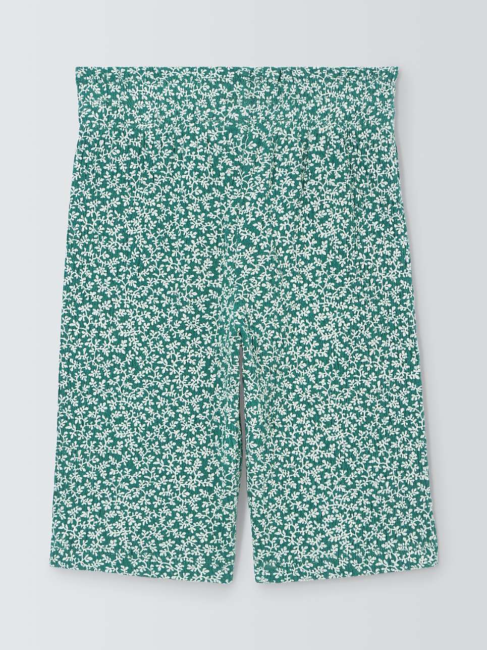 Buy John Lewis Baby Leaf Print Trousers, Green Online at johnlewis.com