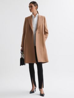 Reiss Arlow Wool Blend Double Breasted Coat - REISS