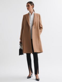 Reiss sales camel overcoat