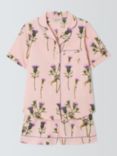 Their Nibs Thistle Short Pyjama Set, Pink