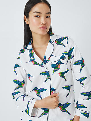 Their Nibs Hummingbird Shirt Long Pyjama Set, Multi