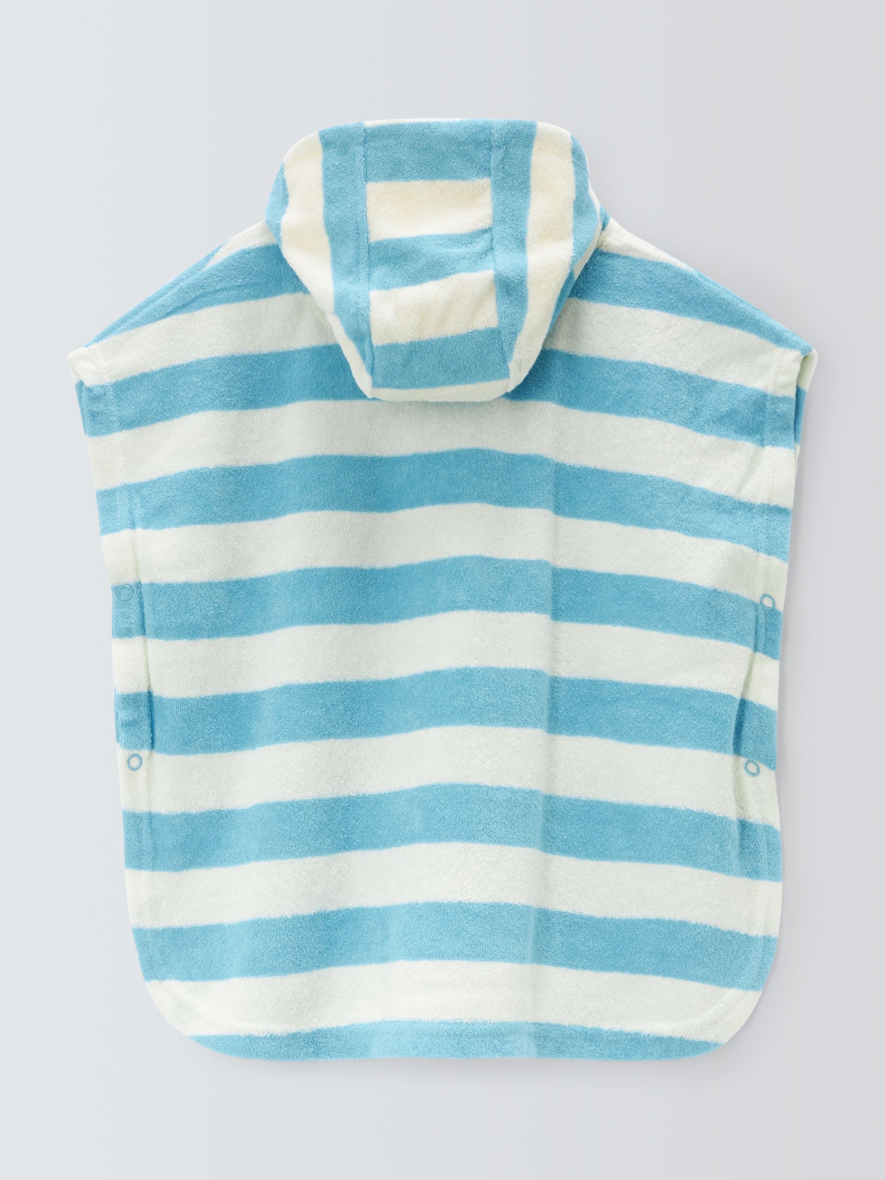 Buy John Lewis ANYDAY Baby Stripe Lobster Towelling Poncho, Blue/Multi Online at johnlewis.com