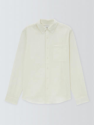 Kin Linen Blend Long Sleeve Shirt, White