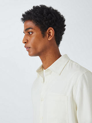 Kin Linen Blend Long Sleeve Shirt, White