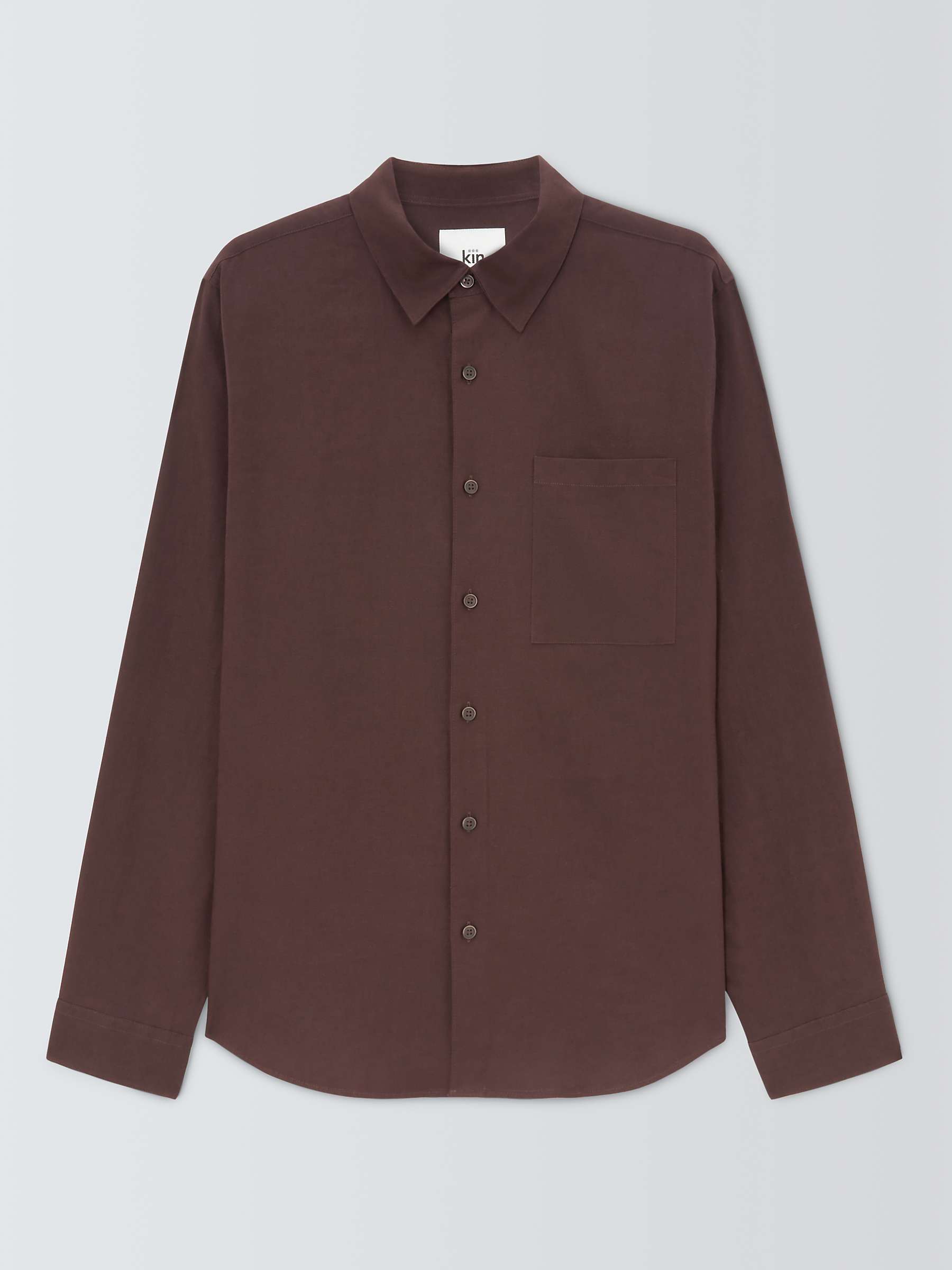 Buy Kin Linen Blend Long Sleeve Shirt Online at johnlewis.com