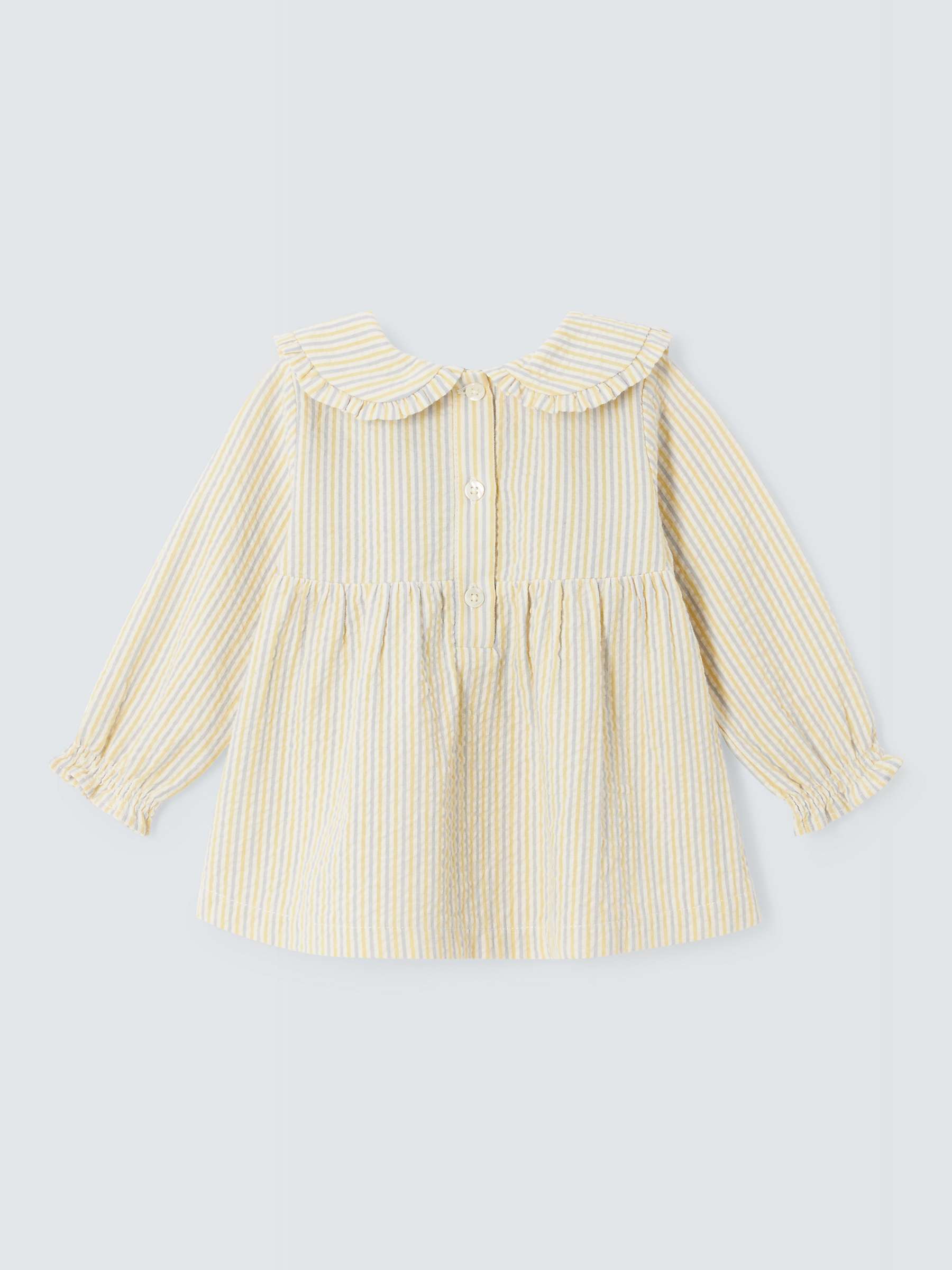 Buy John Lewis Baby Embroidered Woven Top, Multi Online at johnlewis.com