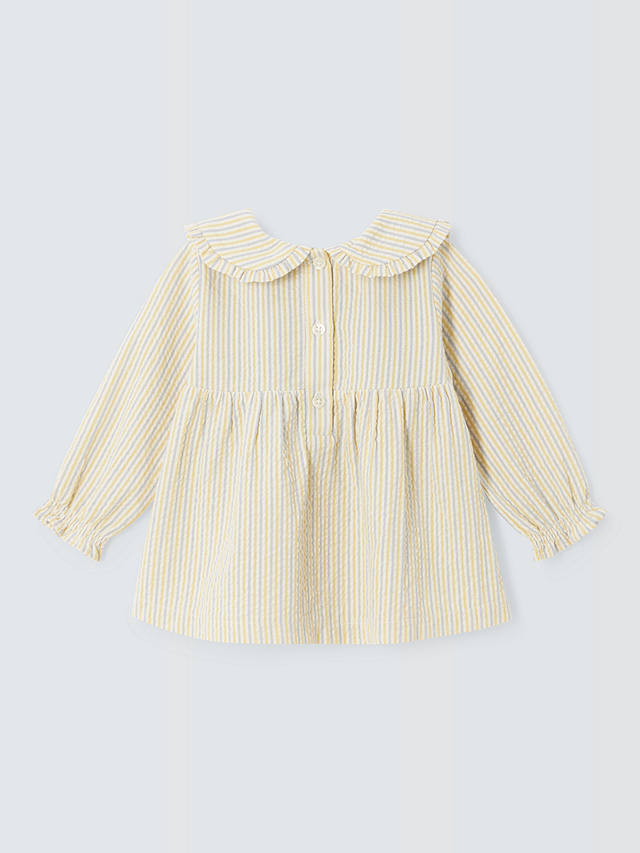 John Lewis Baby Embroidered Woven Top, Multi