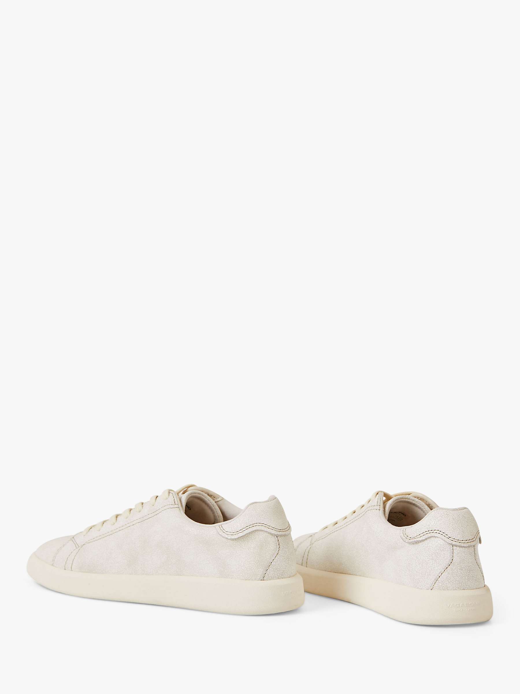 Buy Vagabond Shoemakers Maya Leather Trainers, Vintage Off White Online at johnlewis.com