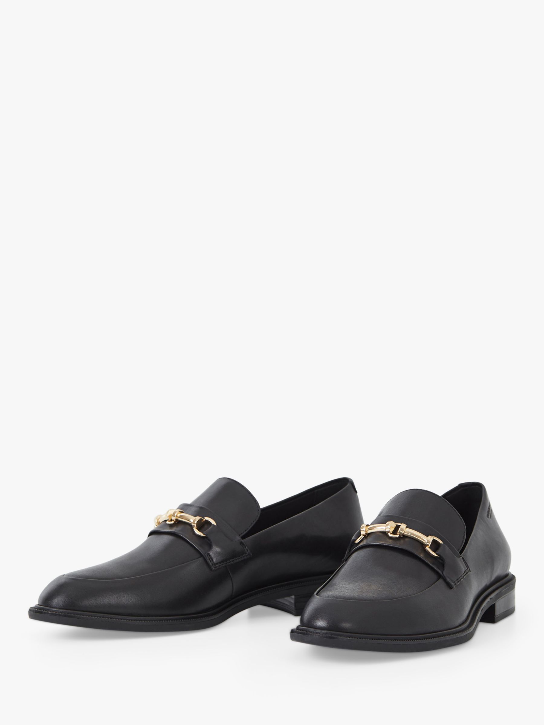 Vagabond Shoemakers Frances 2.0 Leather Snaffle Loafers, Black at John ...