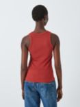 John Lewis Ribbed Vest, Bossa Nova Red