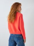 John Lewis ANYDAY Patch Pocket Cardigan, Coral