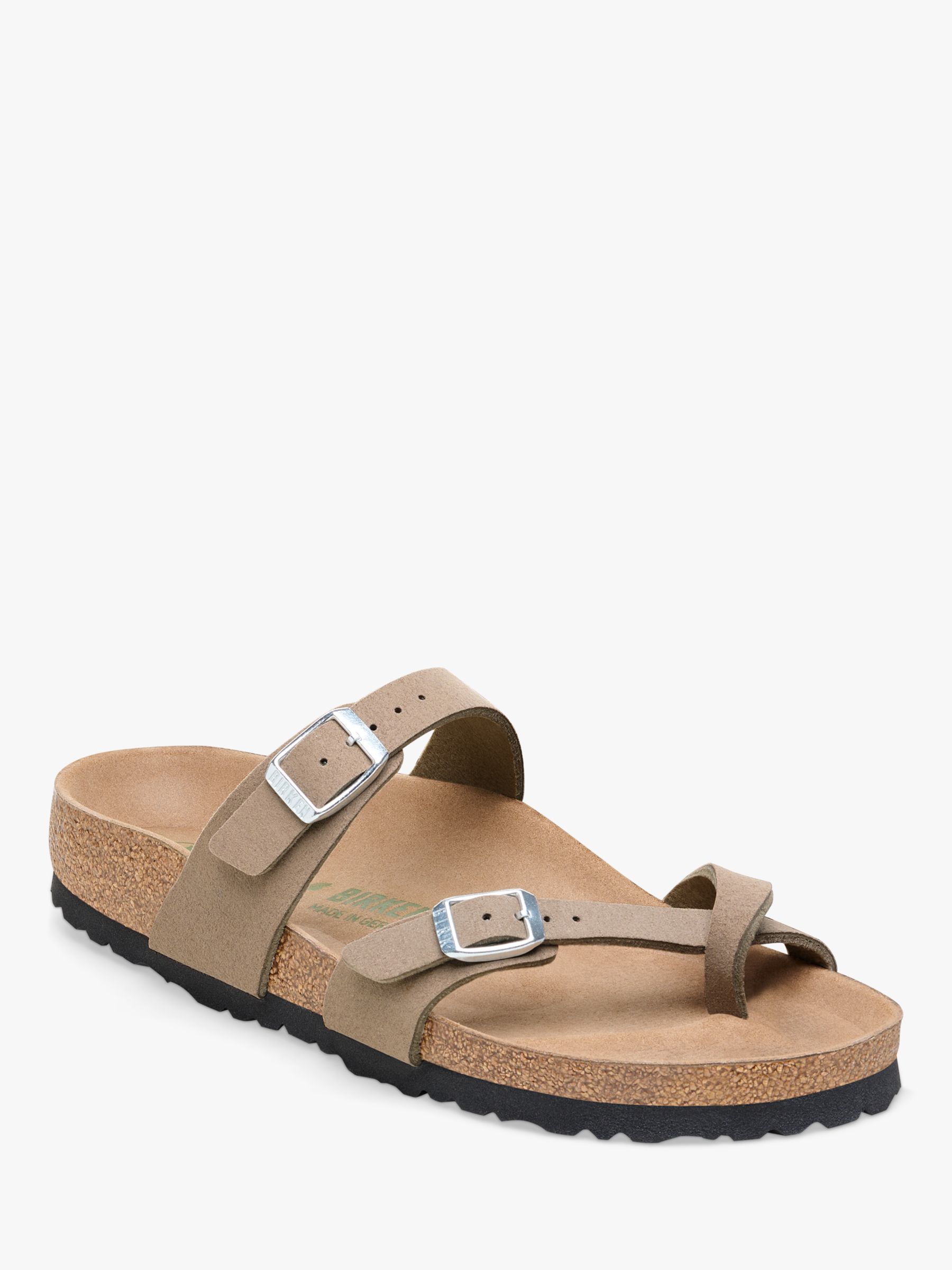 Birkenstock Mayari Vegan Thong Sandals, Grey Taupe, 38