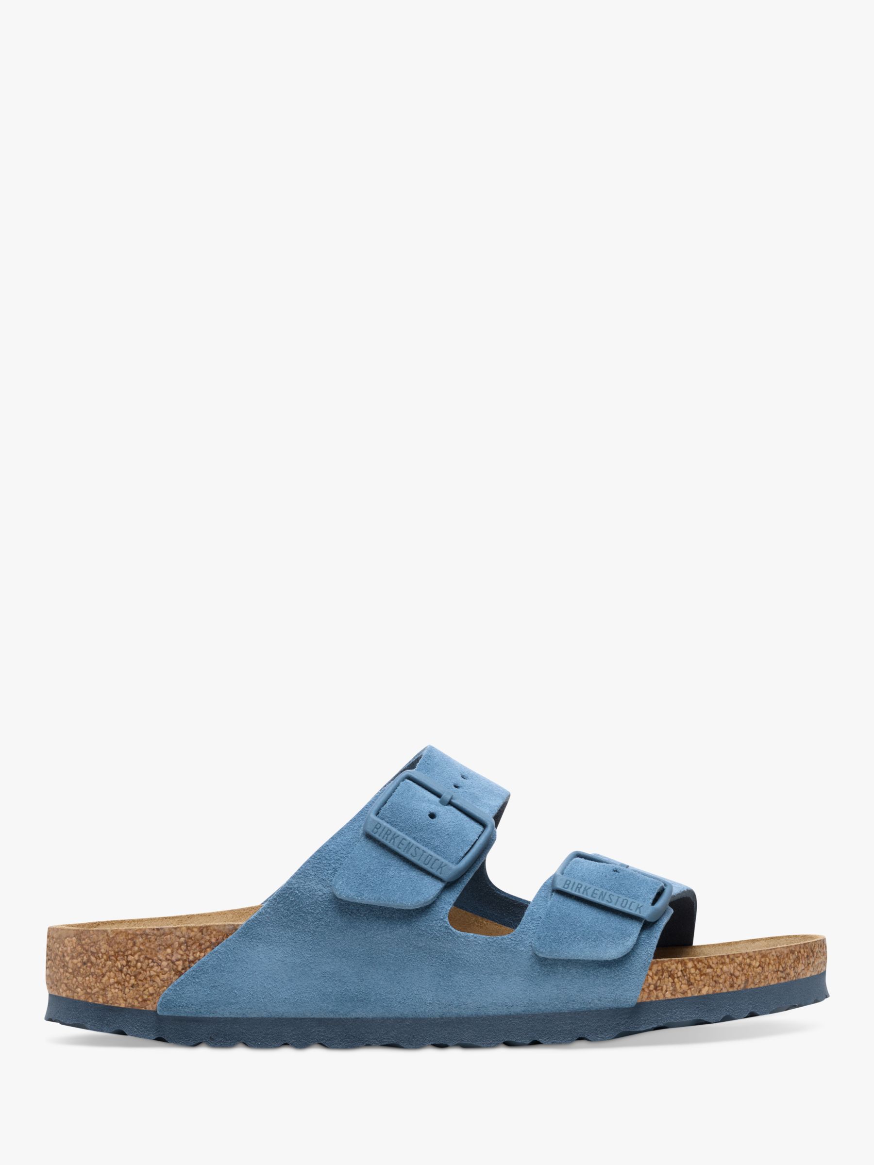 Birkenstock Arizona Suede Sandals, Elemental Blue, 39