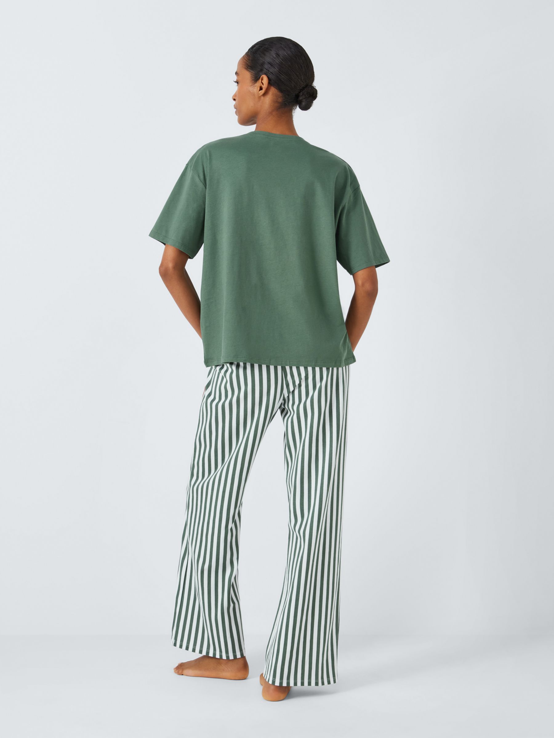 John Lewis Didi T-Shirt Pyjamas, Deep Sea, 12