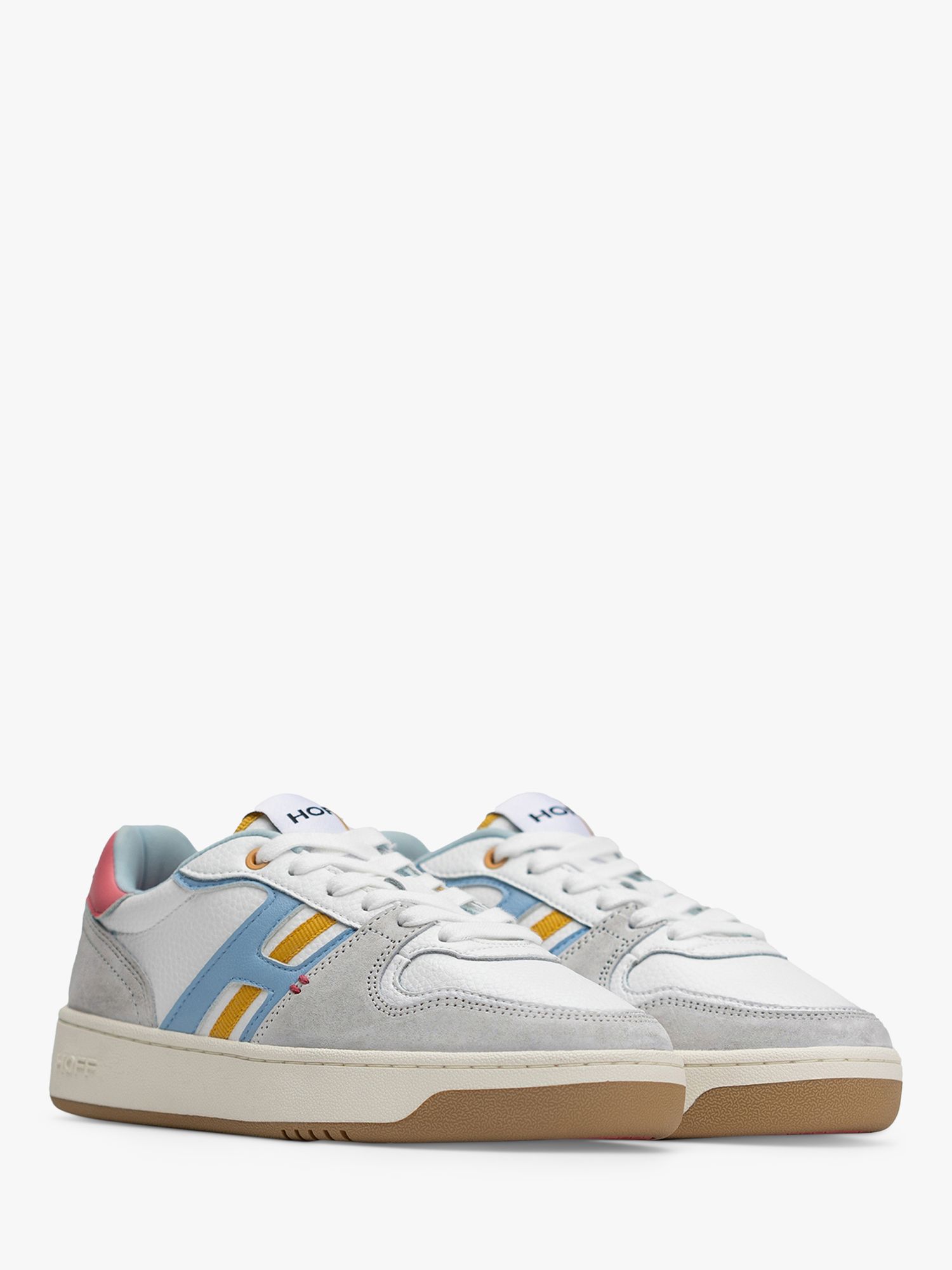 Buy HOFF Gare du Nord Low Top Leather Trainers, Multi Online at johnlewis.com