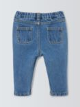 John Lewis Baby Cotton Stretch Jeans, Denim
