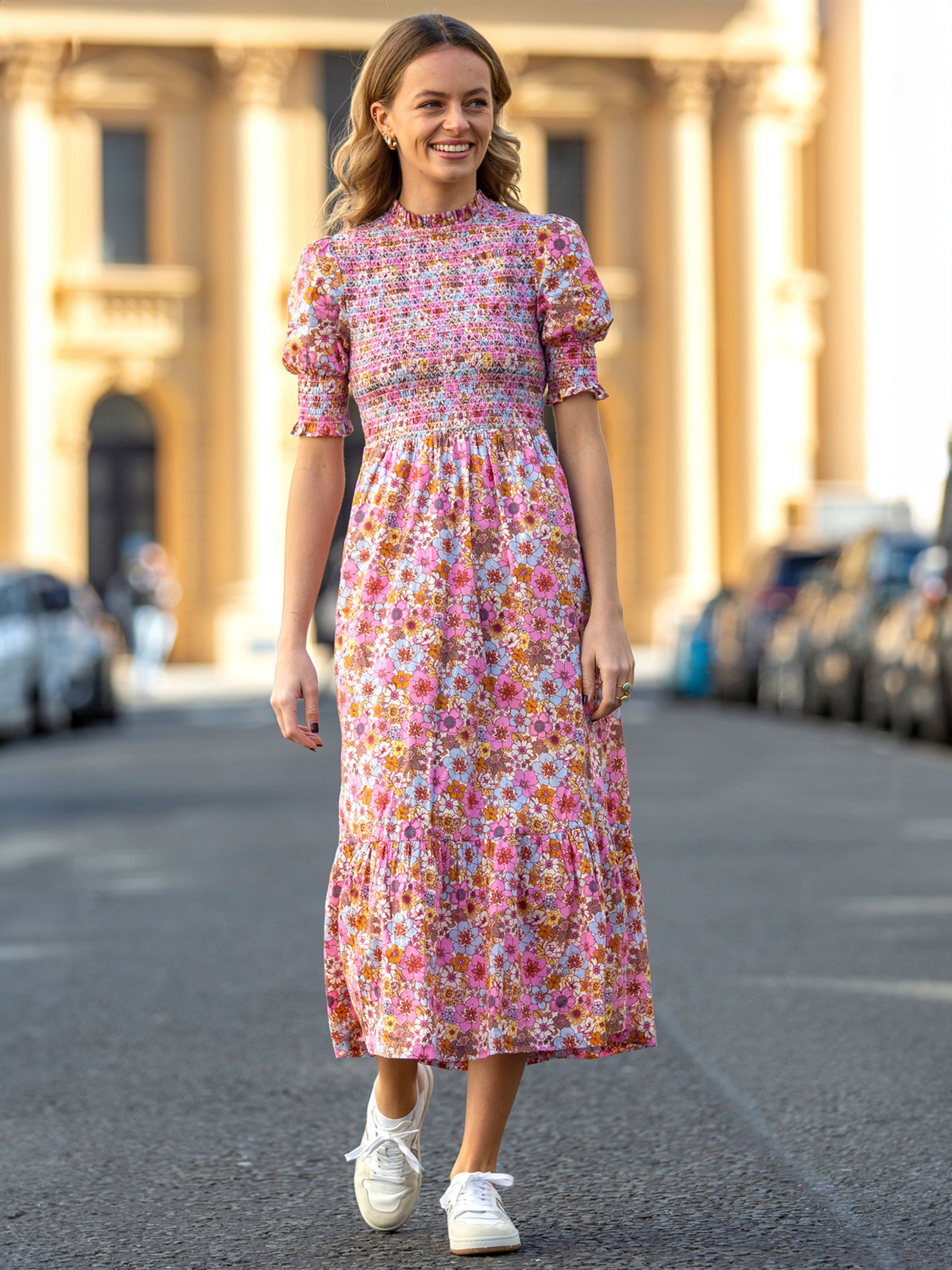 Aspiga Amalie Midi Dress Multi at John Lewis Partners