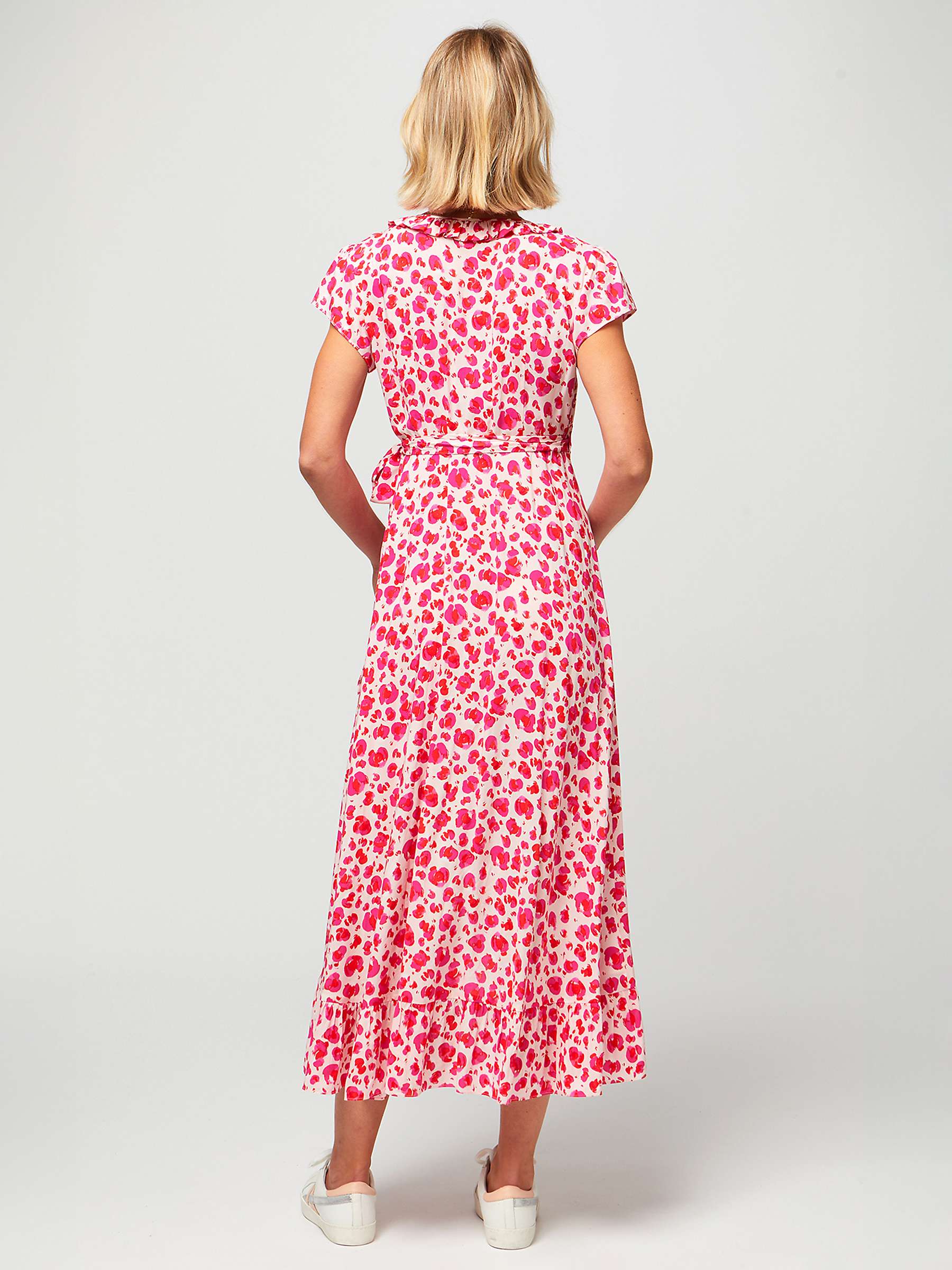 Buy Aspiga Demi Wrap Cheetah Print Midi Dress Online at johnlewis.com