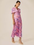 Aspiga Anais Floral Maxi Dress, Purple/Multi