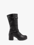 V.GAN Vegan Chaga Midcalf Biker Boots, Black