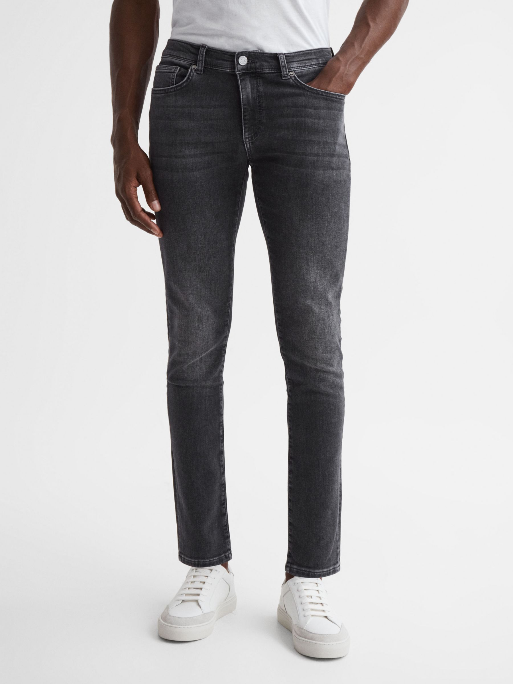 Reiss Woodland Slim Jeans, Grey