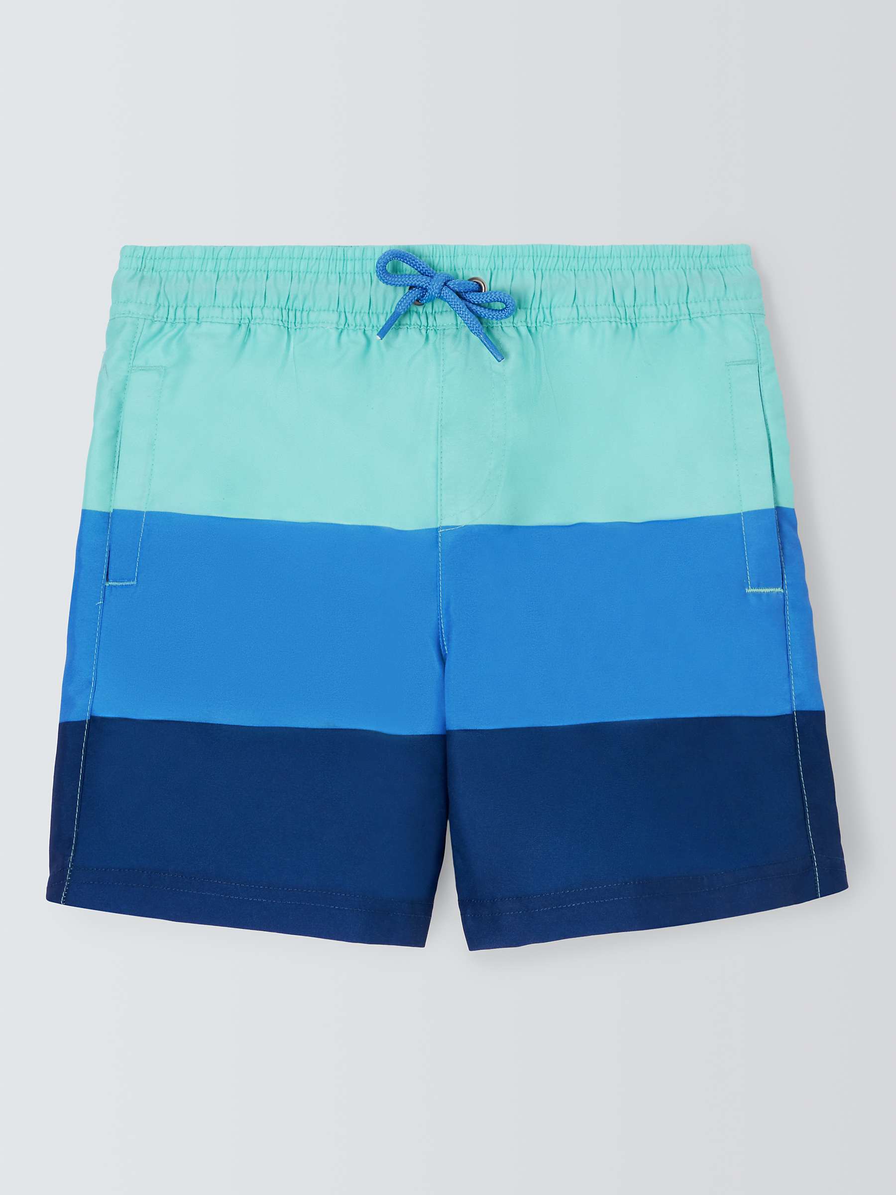 Buy John Lewis Kids' Colour Block Swim Shorts, Blue/Multi Online at johnlewis.com