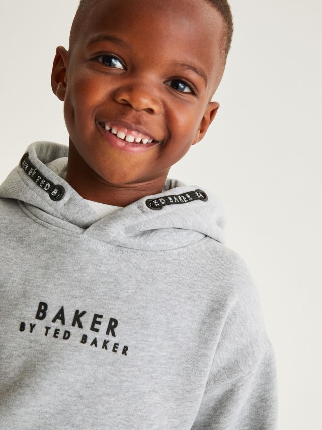 Ted Baker Kids Logo Hoodie Grey 4 years